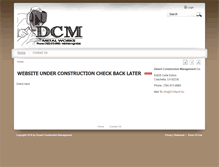 Tablet Screenshot of dcmgmt.biz